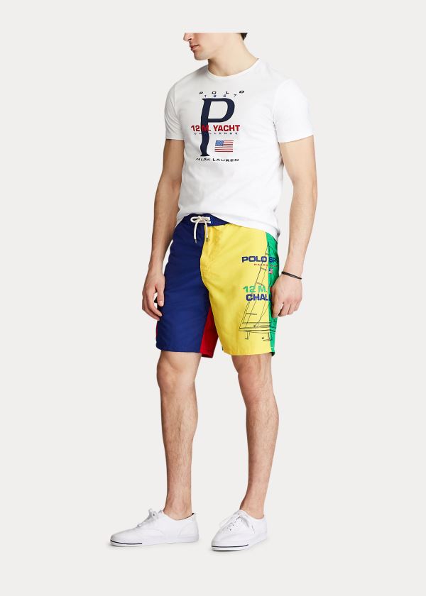 Calções De Banho Polo Ralph Lauren 8½-Inch Kailua Homem 92056-TEMC